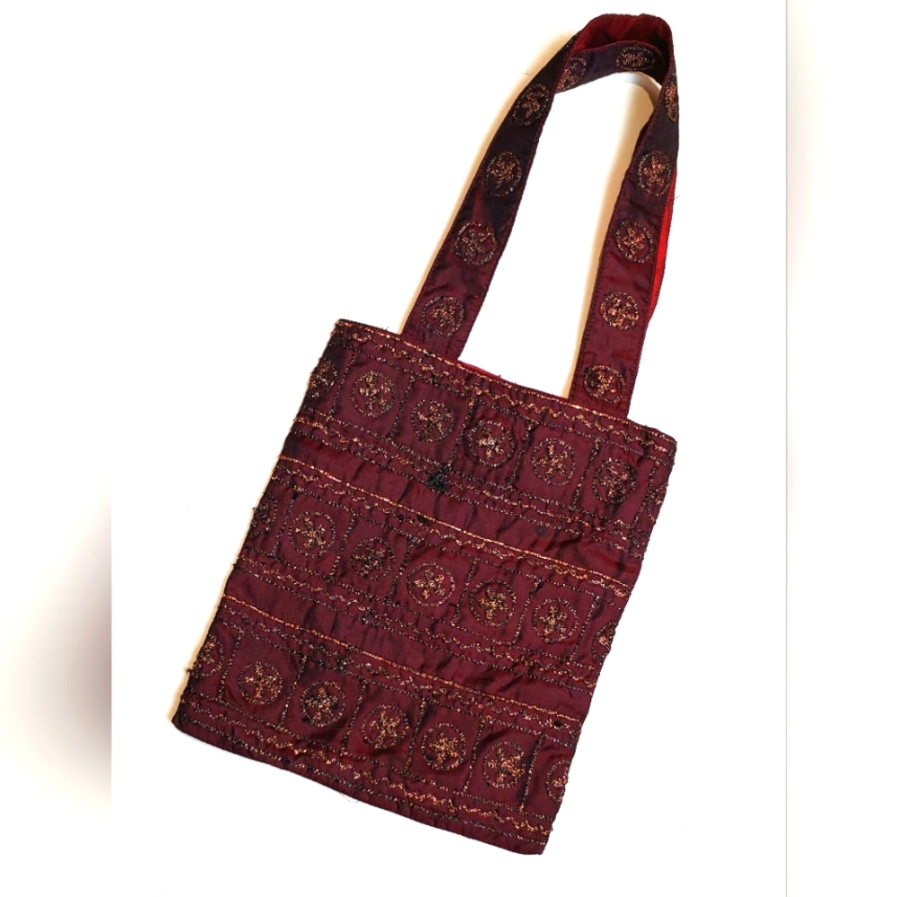 Kar A Van 100% Silk Mini Tote Bag